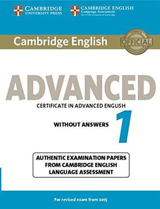 Εικόνα της CAMBRIDGE CERTIFICATE IN ADVANCED ENGLISH 1 SB WITHOUT ANSWERS