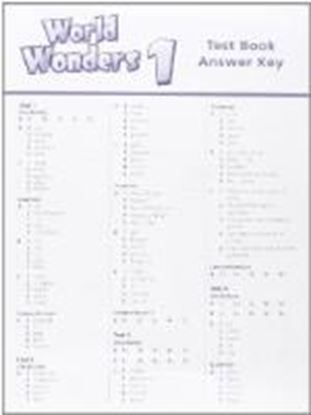 Εικόνα της WORLD WONDERS 1 TEST ANSWER KEY