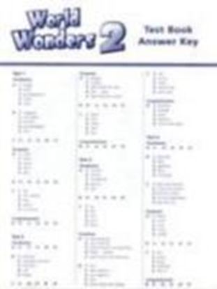 Εικόνα της WORLD WONDERS 2 TEST ANSWER KEY