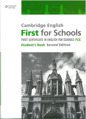 Εικόνα της CAMBRIDGE FCE FOR SCHOOLS PRACTICE TESTS 2ND EDITION STUDENT'S BOOK