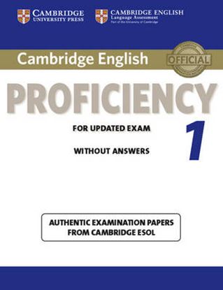 Εικόνα της CAMBRIDGE ENGLISH PROFICIENCY FOR UPDATED EXAM 1 SB WO/A 12 UPDATED