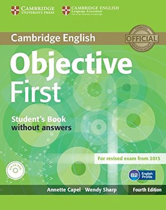 Εικόνα της OBJECTIVE FIRST SB (+ CD-ROM) WITHOUT ANSWERS 4TH ED