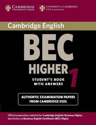 Εικόνα της CAMBRIDGE BEC HIGHER 1 SB WITH ANSWERS