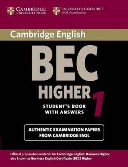 Εικόνα από CAMBRIDGE BEC HIGHER 1 SB WITH ANSWERS