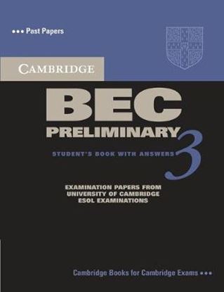 Εικόνα της CAMBRIDGE BEC PRELIMINARY 3 SB WITH ANSWERS