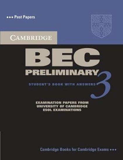 Εικόνα από CAMBRIDGE BEC PRELIMINARY 3 SB WITH ANSWERS
