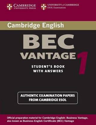 Εικόνα της CAMBRIDGE BEC VANTAGE 1 SB WITH ANSWERS