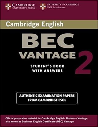 Εικόνα της CAMBRIDGE BEC VANTAGE 2 SB WITH ANSWERS