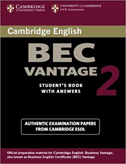 Εικόνα από CAMBRIDGE BEC VANTAGE 2 SB WITH ANSWERS