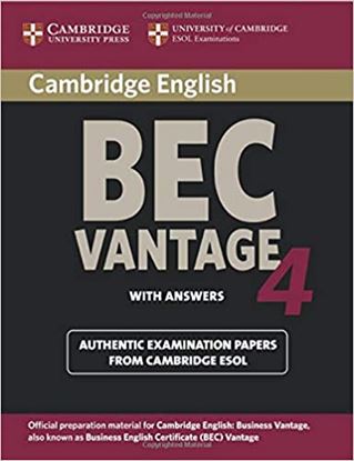 Εικόνα της CAMBRIDGE BEC VANTAGE 4 SB WITH ANSWERS