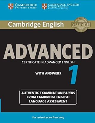 Εικόνα της CAMBRIDGE CERTIFICATE IN ADVANCED ENGLISH 1 SB WITH ANSWERS