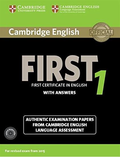 Εικόνα από CAMBRIDGE ENGLISH FIRST 1 SELF STUDY PACK (+ CD (2)) (FOR REVISED EXAM FROM 2015)