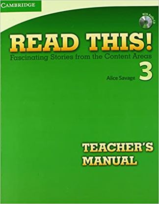Εικόνα της READ THIS! 3 TEACHER'S MANUAL