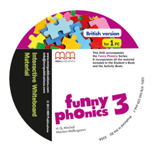 Εικόνα από DVD FUNNY PHONICS 3  Interactive Whiteboard Material PACK