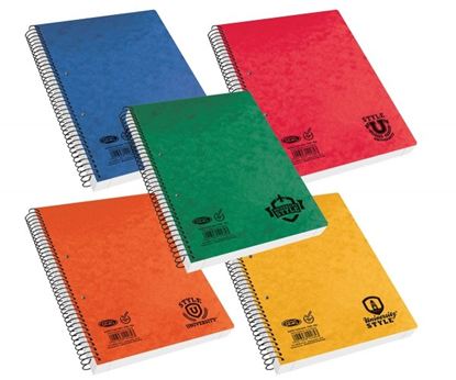 Εικόνα της ΤΕΤΡΑΔΙΟ ΣΠΙΡΑΛ SKAG UNIVERSITY STYLE 4 ΘΕΜΑΤΩΝ Α4 - 2302