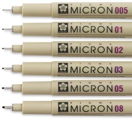 Εικόνα από ΜΑΡΚΑΔΟΡΟΣ ΣΧΕΔΙΟΥ SAKURA PIGMA MICRON0.8 ΜΑΥΡΟΣ