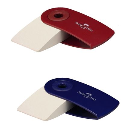 Εικόνα της ΓΟΜΑ FABER CASTELL SLEEVE ΜΠΛΕ/ΚΟΚΚΙΝΗ 182401