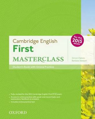 Εικόνα της CAMBRIDGE ENGLISH FIRST MASTERCLASS SB (+ ONLINE PRACTICE TEST) 