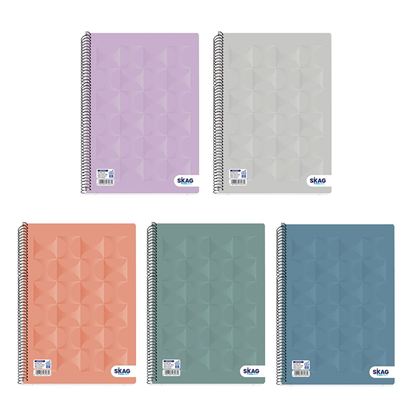 Εικόνα της ΤΕΤΡΑΔΙΟ ΣΠΙΡΑΛ SKAG UNIVERSITY LAMINATED 5 ΘΕΜΑΤΩΝ Α4 - 2345