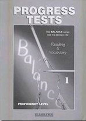 Εικόνα της BALANCE 1 (READING & VOCABULARY) PROGRESS TESTS