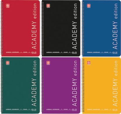 Εικόνα της ΤΕΤΡΑΔΙΟ ΣΠΙΡΑΛ ACADEMY 17Χ25 2Θ ΔΙΑΦ.ΧΡ