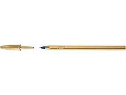Εικόνα της ΣΤΥΛΟ BIC CRISTAL SHINE GOLD 1.0mm ΜΠΛΕ
