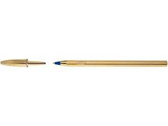 Εικόνα από ΣΤΥΛΟ BIC CRISTAL SHINE GOLD 1.0mm ΜΠΛΕ