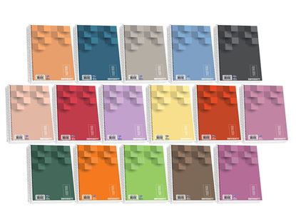 Εικόνα της ΤΕΤΡΑΔΙΟ ΣΠΙΡΑΛ SKAG UNIVERSITY LAMINATED 1 ΘΕΜΑΤΟΣ Β5 - 2331