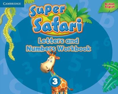 Εικόνα της SUPER SAFARI 3 LETTERS AND NUMBERS WORKBOOK