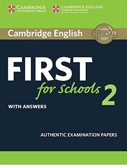 Εικόνα από CAMBRIDGE ENGLISH FIRST FOR SCHOOLS 2 WITH ANSWERS N/E