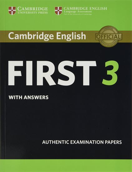 Εικόνα από CAMBRIDGE ENGLISH FIRST 3 SB WITH ANSWERS