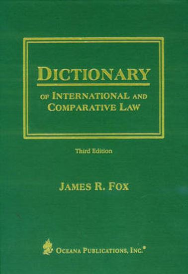 Εικόνα από OXFORD DICTIONARY OF INTERNATIONAL AND COMPARATIVE LAW 3RD ED HC