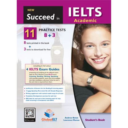 Εικόνα της NEW SUCCEED IN IELTS ACADEMIC 11(8+3) PRACTICE TESTS SB
