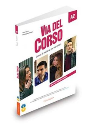 Εικόνα της VIA DEL CORSO A2 STUDENTE ED ESERCIZI WITH CD & DVD