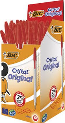 Εικόνα της ΣΤΥΛΟ BIC CRISTAL ORIGINAL  Μ ΚΟΚΚΙΝΟ 