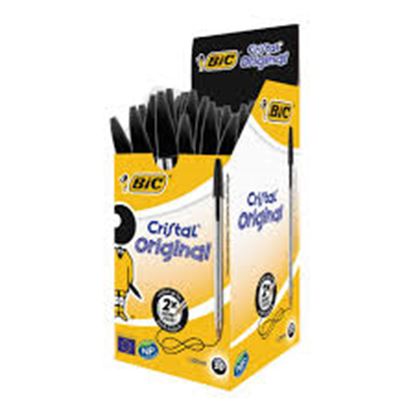 Εικόνα της ΣΤΥΛΟ BIC CRISTAL ORIGINAL ΜΑΥΡΟ