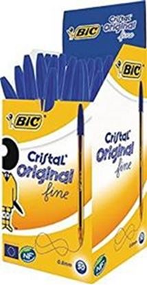 Εικόνα της ΣΤΥΛΟ BIC CRISTAL F ΜΠΛΕ 0.8mm