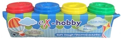 Εικόνα της ΠΛΑΣΤΟΖΥΜΑΡΑΚΙ EX-HOBBY 4ΧΡ 60γρ (0402408)