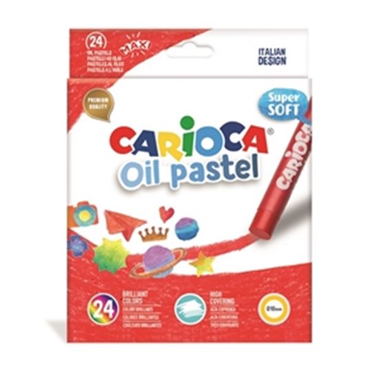 Εικόνα από ΠΑΣΤΕΛ CARIOCA OIL PASTEL/24 SUPER SOFT 43278