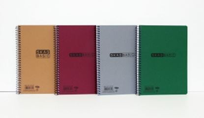 Εικόνα της ΤΕΤΡΑΔΙΟ ΣΠΙΡΑΛ SKAG BASIC 17Χ25 5Θ