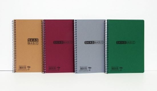 Εικόνα από ΤΕΤΡΑΔΙΟ ΣΠΙΡΑΛ SKAG BASIC 17Χ25 5Θ