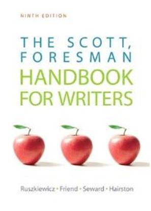 Εικόνα της SCOTT FORESMAN: THE HANDBOOK FOR WRITERS 9TH ED