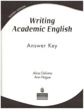 Εικόνα της WRITING ACADEMIC ENGLISH ANSWER KEY 4TH ED