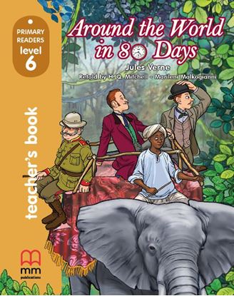 Εικόνα της AROUND THE WORLD IN EIGHTY DAYS Teacher's Book (with CD)