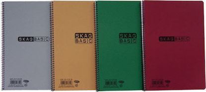 Εικόνα της ΤΕΤΡΑΔΙΟ ΣΠΙΡΑΛ SKAG BASIC 2 ΘΕΜΑΤΩΝ Β5 - 8002