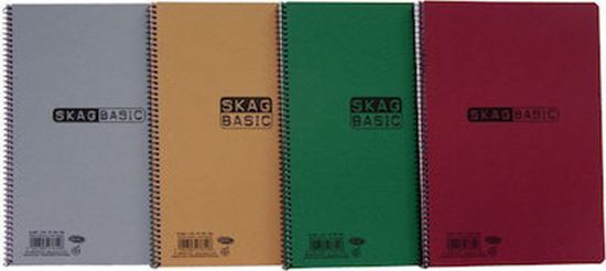 Εικόνα από ΤΕΤΡΑΔΙΟ ΣΠΙΡΑΛ SKAG BASIC 2 ΘΕΜΑΤΩΝ Β5 - 8002