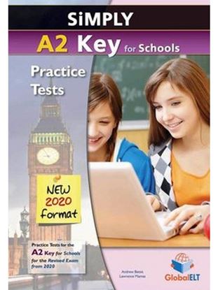Εικόνα της SIMPLY A2 KEY FOR SCHOOLS PRACTICE TESTS SELF STUDY EDITION NEW 2020