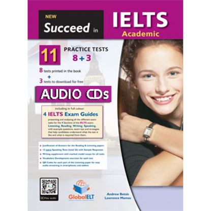 Εικόνα της NEW SUCCEED IN IELTS ACADEMIC 11(8+3) PRACTICE TESTS CD CLASS