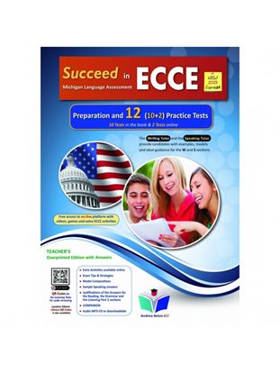 Εικόνα της SUCCEED IN MICHIGAN ECCE 12 PRACTICE TESTS 2021 FORMAT TEACHER'S