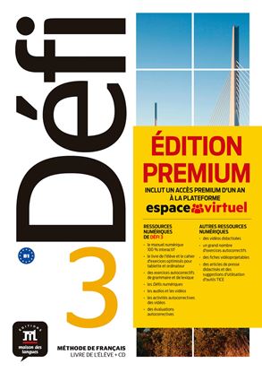 Εικόνα της Defi 3, Livre de l'eleve + CD Premium